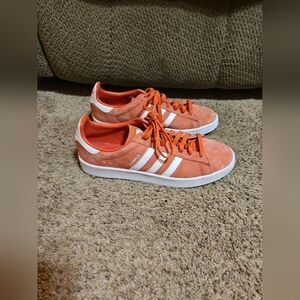 Mens Scarlett & White Adidas Originals Campus Trace Sneakers DB0984 Size 10.5